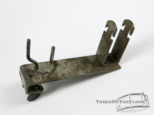 1920s 30s  Ludwig Bass Drum Cowbell Wood Block Mount : Lot043