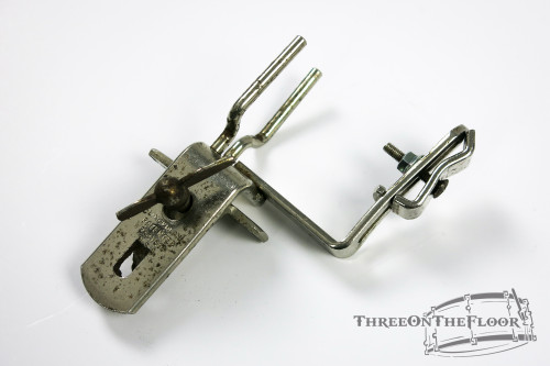 1930s-40s Slingerland Bass Drum Auxiliary Mount Bell Block Holder : Lot023
