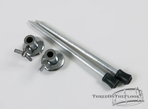 1960s Gretsch Bass Drum Telescoping Spurs and Mounts Vintage : Lot103