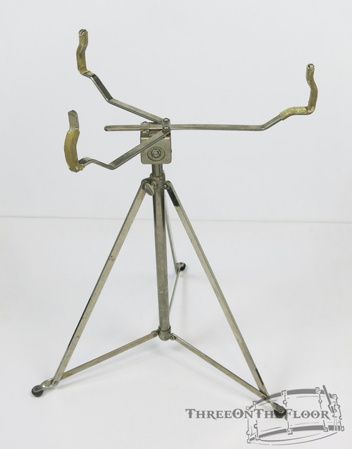 1950s Leedy & Ludwig Vintage Snare Drum Stand Nickel : SN11
