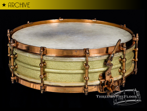 1926 Ludwig Stipple Gold "Super Ludwig"  :  4 x 14  
