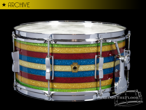 1950 WFL / Ludwig 'Banded Pearl' (Salesman Sample) Super Classic Snare Drum : 6.5 x 14