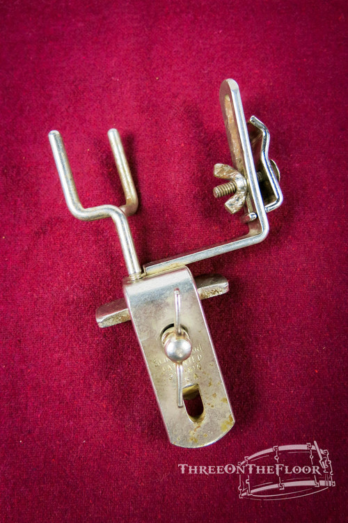1940s 50s Slingerland Auxiliary Cow Bell Block Mount : Vintage Hardware : Lot053