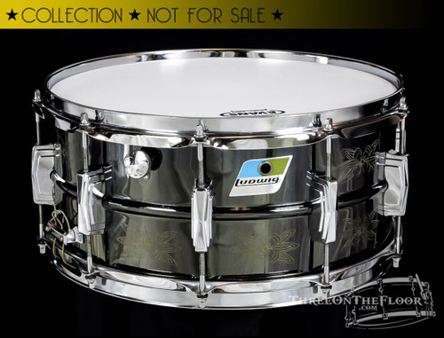 1978 Ludwig Engraved Black Beauty  :  6.5 x 14 