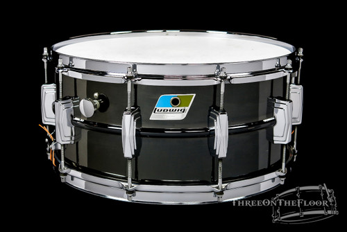 1978 Ludwig Black Beauty Snare Drum  :  6.5 x 14 **SOLD**