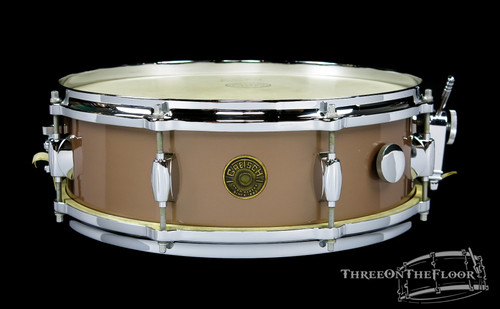 1954-58 Gretsch 'Max Roach' Model Copper Mist Snare Drum  :  4 x 14  