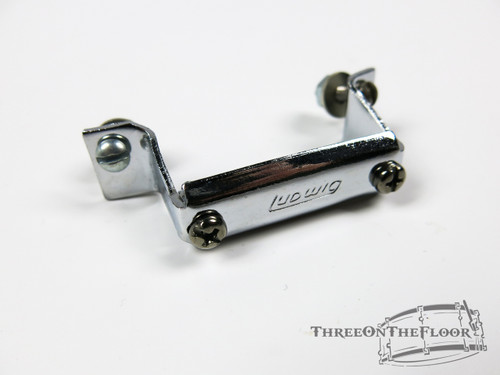 1970s Ludwig Snare Drum Butt Plate Chrome Plated : Lot124