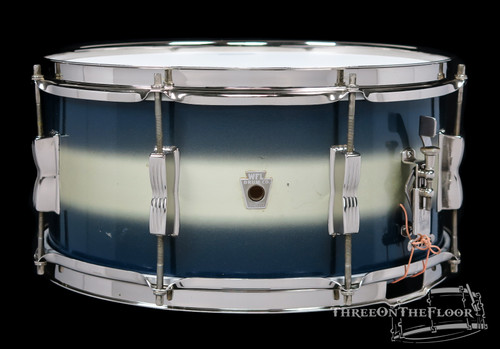 1940s WFL Ludwig 'Contest' Model Aluminum Badge Snare Drum : 6.5 x 14 : SOLD