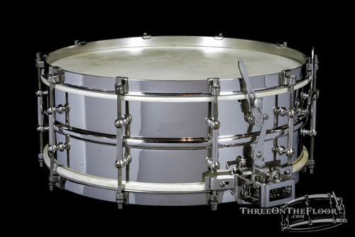 1929-35 Ludwig "Super Sensitive" Model Snare Drum Brass Nickel : 5 x 14 **SOLD** 