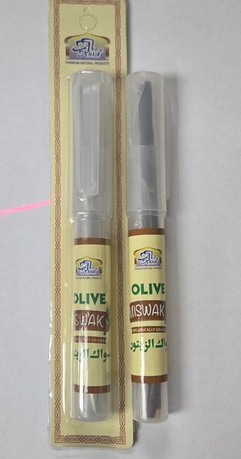 Olive Miswak Holder With Miswak 6 Inch ( Khair)