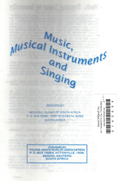 Music, Musical Instruments and Singing