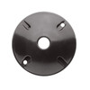 RAB C100A Box Cover - Round - 1 Hole - 1/2" Thread | Aluminum - Bronze Finish - Weatherproof Box Cover Plate