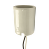 Mogul Base Socket | 16" Wire Leads - Captive Bushings - Porcelain - 1500 Watt - 600 Volt - For Metal Halide and HPS Lamps