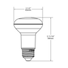 RAB LED R20 Lamp - 7 Watt - 2700K | Replaces 50 Watt Incandescent - 90+ CRI - 550 Lumens - 120 Volt - R20-7-927-DIM