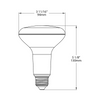 RAB LED BR30 Lamp - 10 Watt - 2700K | Replaces 65 Watt Incandescent - 90+ CRI - 700 Lumens - 120 Volt - BR30-10-927-DIM