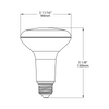 RAB LED BR30 Lamp - 10 Watt - 3000K | Replaces 65 Watt Incandescent - 90+ CRI - 700 Lumens - 120 Volt - BR30-10-930-DIM