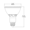 RAB LED PAR30 Long Neck - 11 Watt - 4000K | Replaces 75 Watt Halogen - 90+ CRI - 900 Lumens - 35° Beam - PAR30L-11-940-35D-DIM