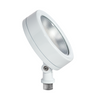 RAB LED Flood Light - 13 Watt - 4000K - 1,138 Lumens | 75 Watt Halogen Replacement - 120V - Knuckle Mount - White - LED Outdoor Fixture
