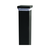 RAB 3.5 ft. LED Bollard - Bronze - Square - Flat Top | 24 Watt - 2,564 Lumens - 4000K - 120-277V - LED Landscape Fixture