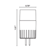 ProLED 81108 JC2/2WW/LED2 | 2.3 Watt - G4 Bi-Pin Base - 10-15 Volt - 3000K Warm White