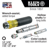 Klein Tools 32807MAG | 7-in-1 Multi-Bit Magnetic Screwdriver and Nut Driver