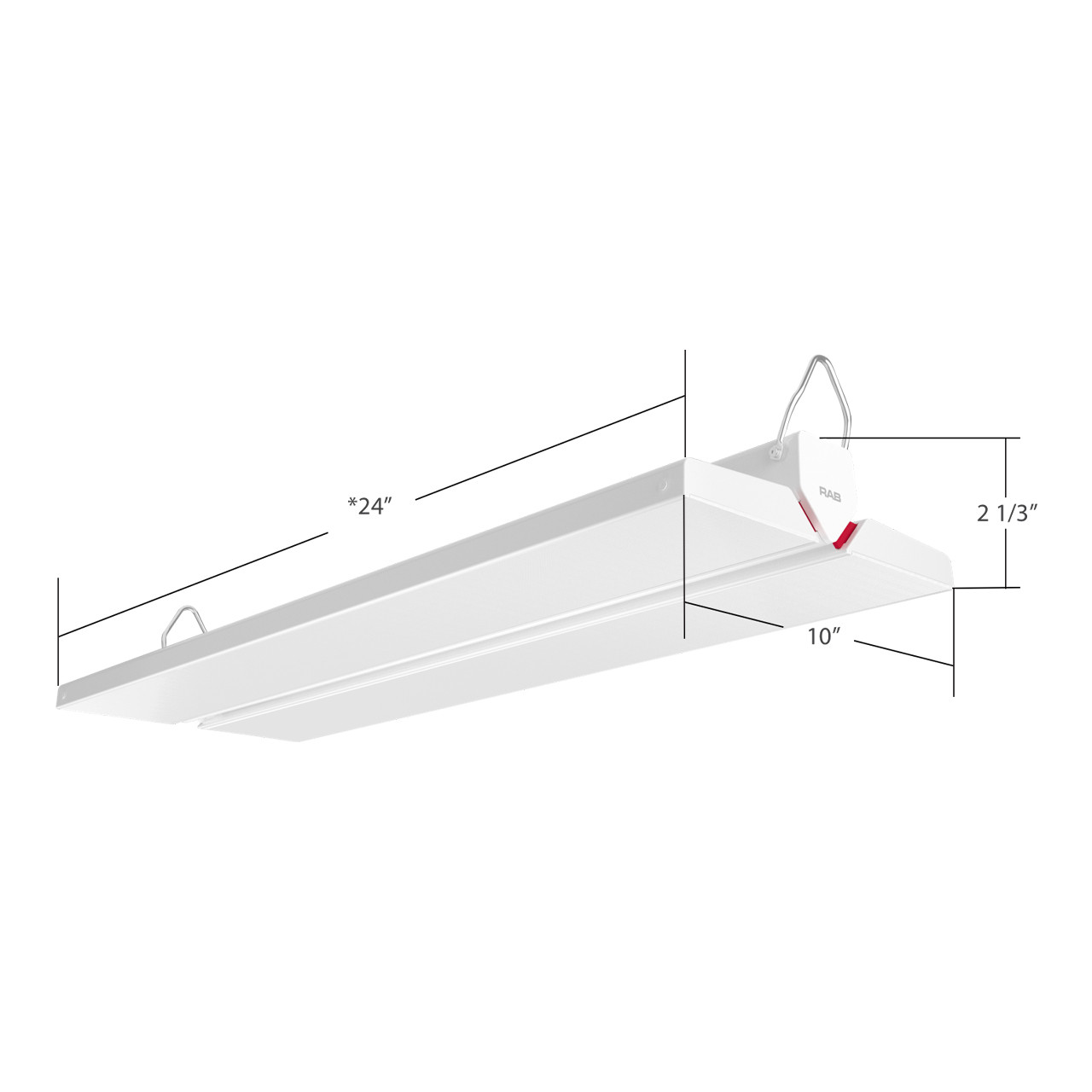 RAB AEROBAY® ARS Field Adjustable Linear LED High Bay Fixture