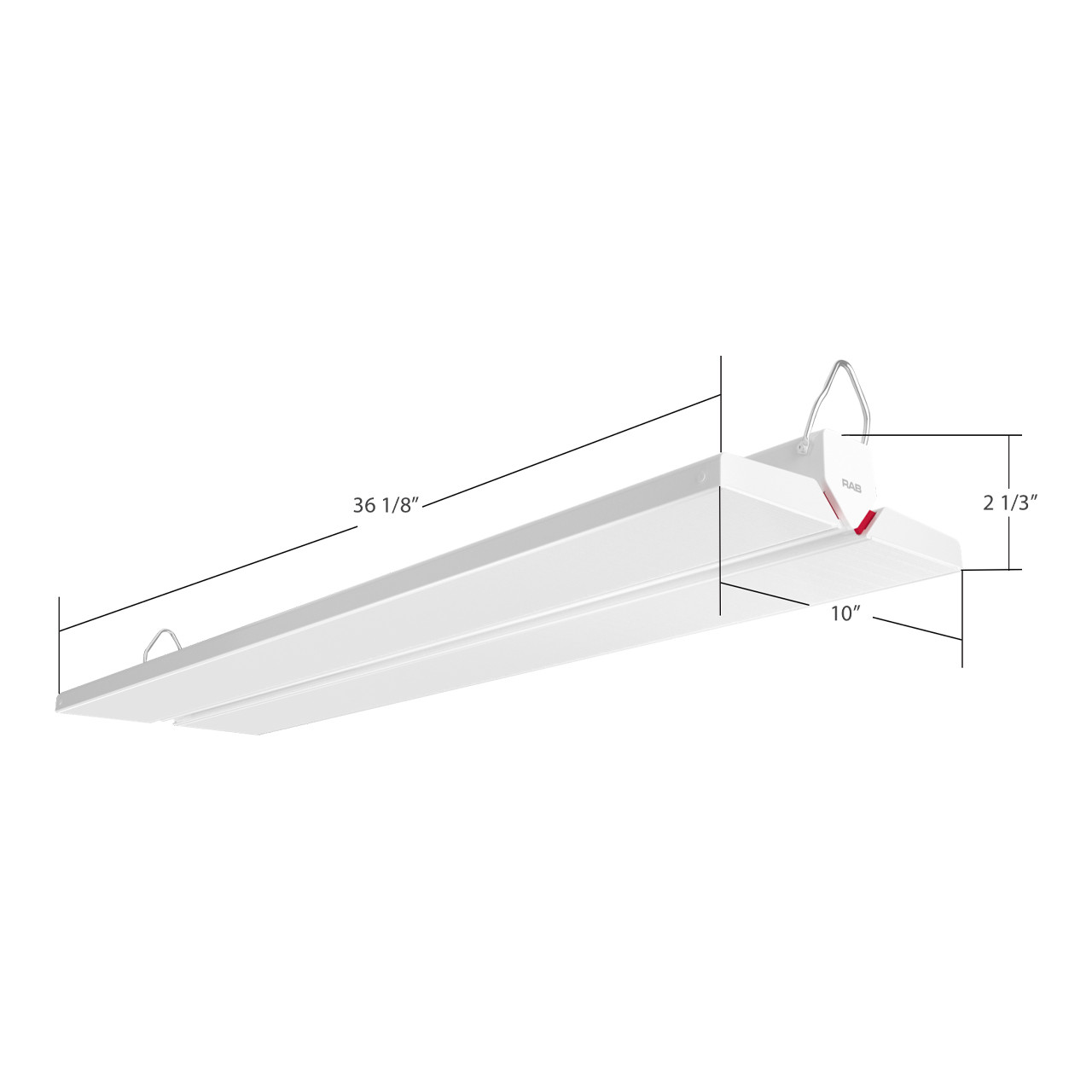 RAB AEROBAY® ARM/480 Field Adjustable Linear LED High Bay Fixture