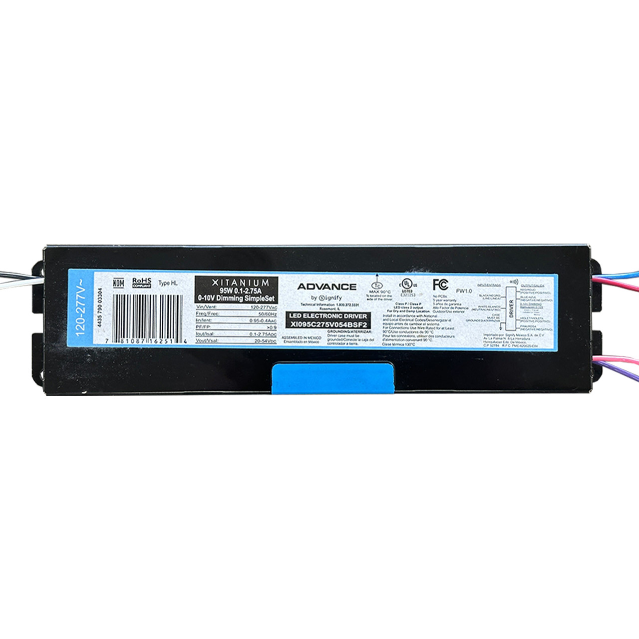 ADVANCE Xitanium XI095C275V054BSF2 - LED Drive | CityLightsUSA.com