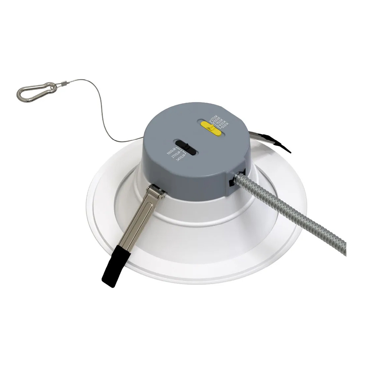 8-inch Commercial Downlight - Halco ProLED 89212 CDL-8-LS-CS-WH