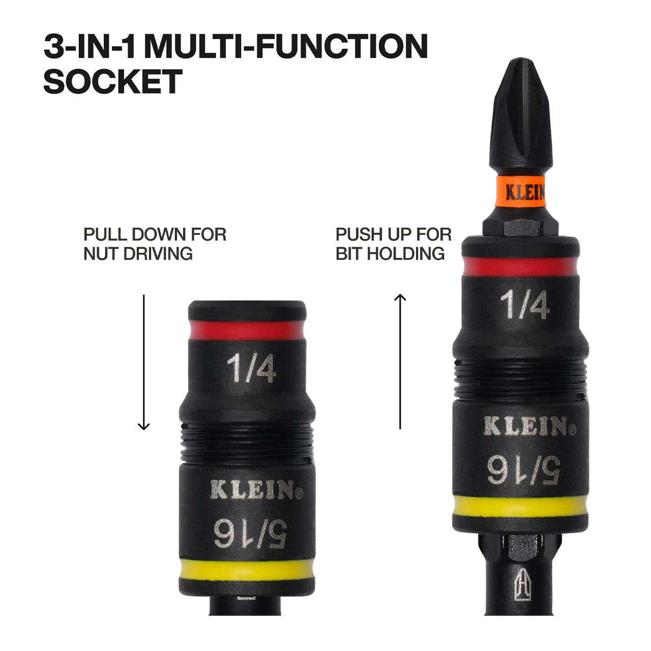 KNECT™ 16-in-1 Impact Rated Hybrid Screwdriver / Nut Driver