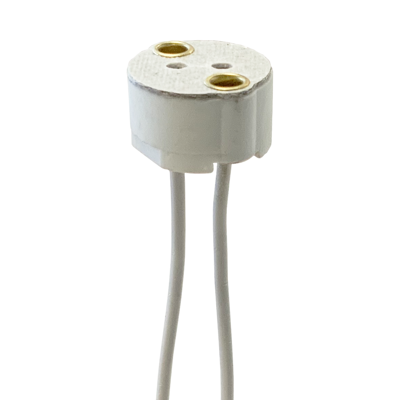 Porcelain Halogen Socket - Mini Bi Pin - 100 Watt Max. | CityLightsUSA.com