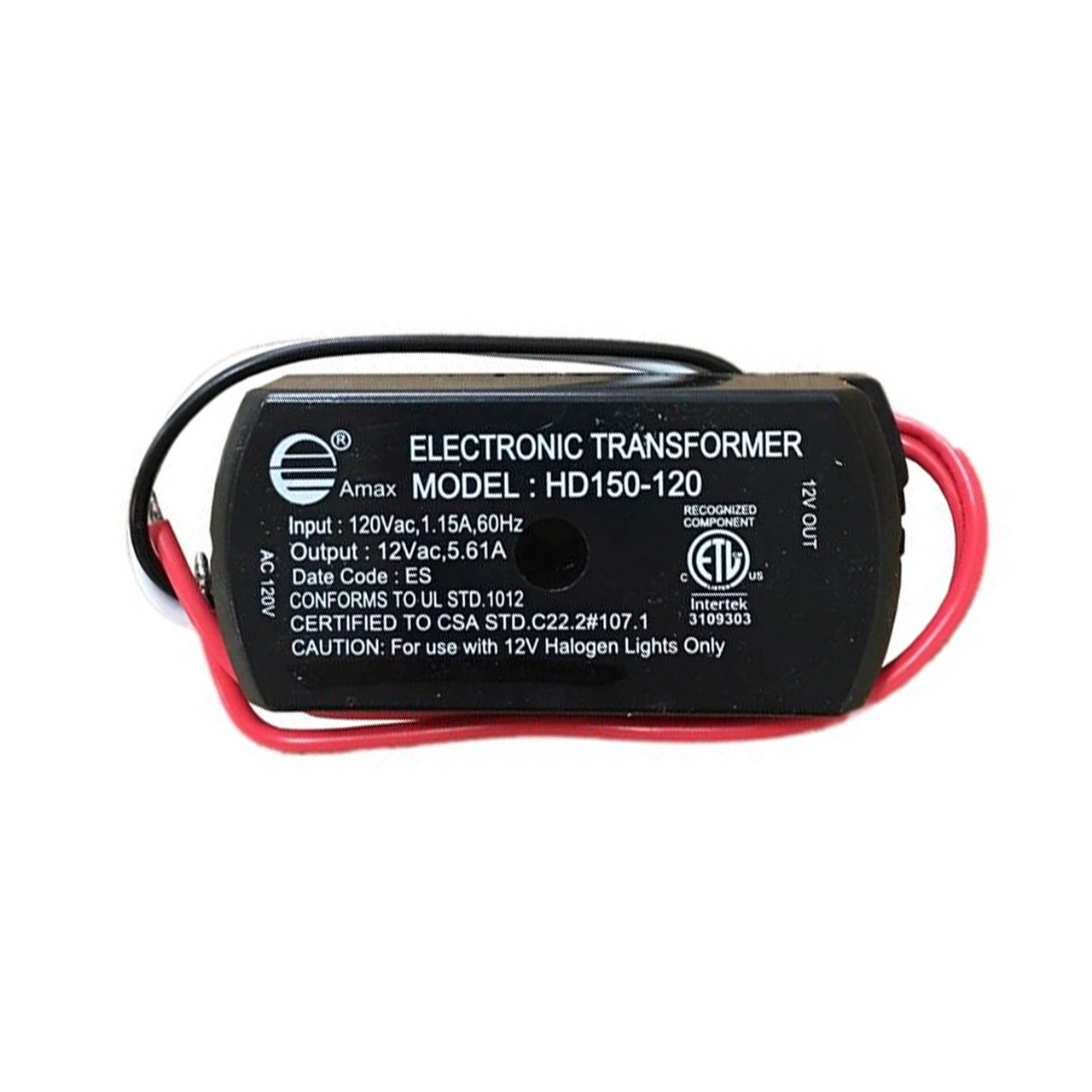 Amax Lighting 2.875 in. Electronic Transformer for Halogen or Incandescent Lights HD60-120