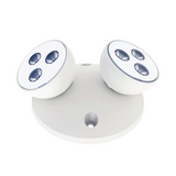 Evade Series LED Dual Remote Head | Indoor Rated - White Thermoplastic - Halco ProLED 95011
