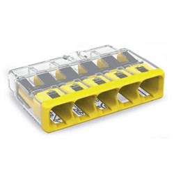 WAGO 2773-402 COMPACT PUSHWIRE® 2 Port Splicing Connector