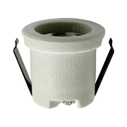 Satco 80-2032 - Medium Base Socket | Screw Terminals - Spring Clips - Porcelain - 660 Watt - 250 Volt