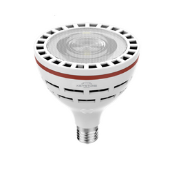 Keystone PAR38 - 18W - 2100 Lumens - 120-277V - 5000K | Replaces 250W Halogen - Medium Base - 40° Beam - Not Dimmable - 80 CRI - LED White Reflector Lamp