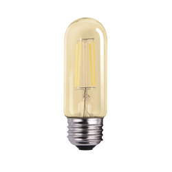 LED Tubular Light - T10 - 4.5 Watt - 350 Lumens | 25W Equal - 2700K - Clear - Filament - Medium Base - LED Vintage Lamp