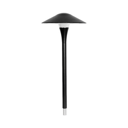 RAB 12V LED Path Light - Black - Pagoda 1 Tier | 6 Watt - Equal 20W Halogen - 292 Lumens - 2700K - LED Landscape Fixture