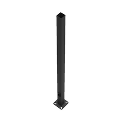 20 ft. Square Pole - 5" Shaft | Bronze Finish - 7 Gauge Steel - 11" Bolt Circle - Straight Drilled Top - RAB PS5-07-20D2