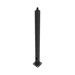 20 ft. Square Pole - 5" Shaft | Bronze Finish - 7 Gauge Steel - 11" Bolt Circle - Straight Tenon Top - RAB PS5-07-20WT