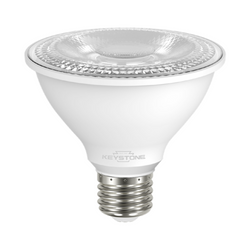 Keystone LED PAR30s Lamp - 9.5 Watt - 3000K | Replaces 75 Watt Halogen - 90+ CRI - 800 Lumens - 25° Beam - KT-LED9.5PAR30S-NF-930