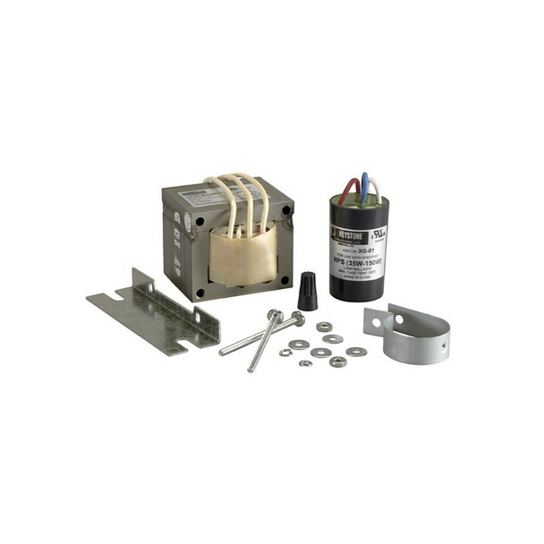 Keystone HPS-70R-1-KIT - 70 Watt - High Pressure Sodium Ballast | ANSI S62 - 120 Volt - Single Tap - Includes Capacitor and Bracket Kit