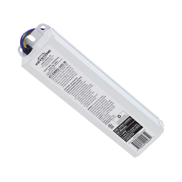 Keystone KT-EMRG-500/B - 500 Lumens - 90 Min. - 120/277V | Operates (1) T5, T5HO, T8 or T12, U-Bend, 4-Pin CFL Lamp - Emergency Backup Ballast