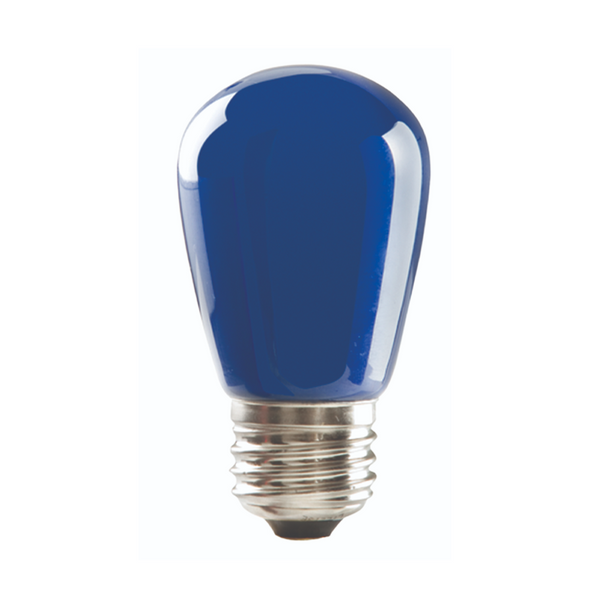 Halco LED Sign Light - S14 - 1.4 Watt | 11W Equal - Blue - Medium Base - LED Decorative Lamp