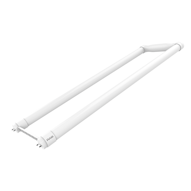 6 in. T8 LED U Bend - 15W - 2100 Lumens - 3500K | Medium Bi-Pin - Ballast Required - Glass - LED Lamp