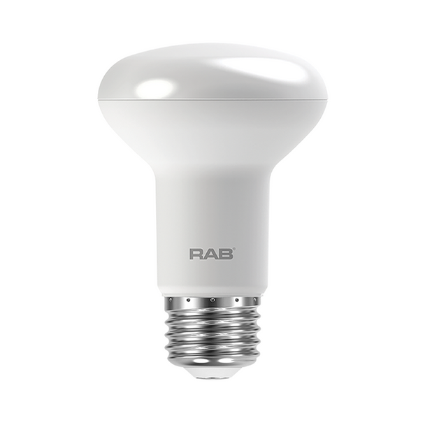 RAB LED R20 Lamp - 7 Watt - 2700K | Replaces 50 Watt Incandescent - 90+ CRI - 550 Lumens - 120 Volt - R20-7-927-DIM