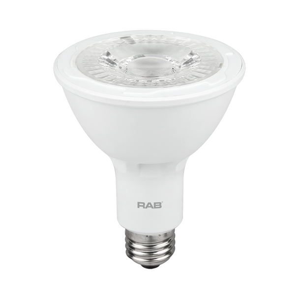 RAB LED PAR30 Long Neck - 11 Watt - 4000K | Replaces 75 Watt Halogen - 90+ CRI - 900 Lumens - 25° Beam - PAR30L-11-940-25D-DIM