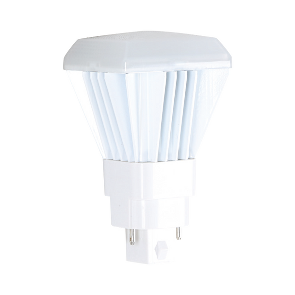 Keystone Vertical PL - 8W - 3000K - G24 - 2-Pin Base | Replaces 26W, 32W or 42W - 900 Lumens - Ballast Bypass - LED Plug-In Lamp