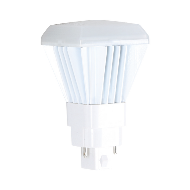 Keystone Vertical PL - 8W - 5000K - G24 - 2-Pin Base | Replaces 26W, 32W or 42W - 950 Lumens - Ballast Bypass - LED Plug-In Lamp
