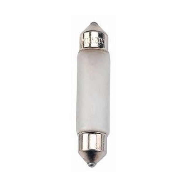 212-2X Frosted Miniature Xenon Light | 12 Volt - 5 Watt - T3.25 Bulb - Festoon Base - Pack of 10